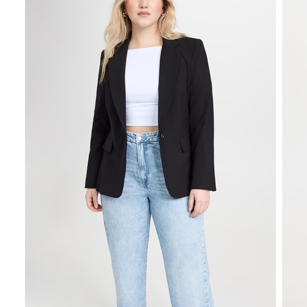 Veronica Beard Black Single-Button Tailored Blaze… - image 7